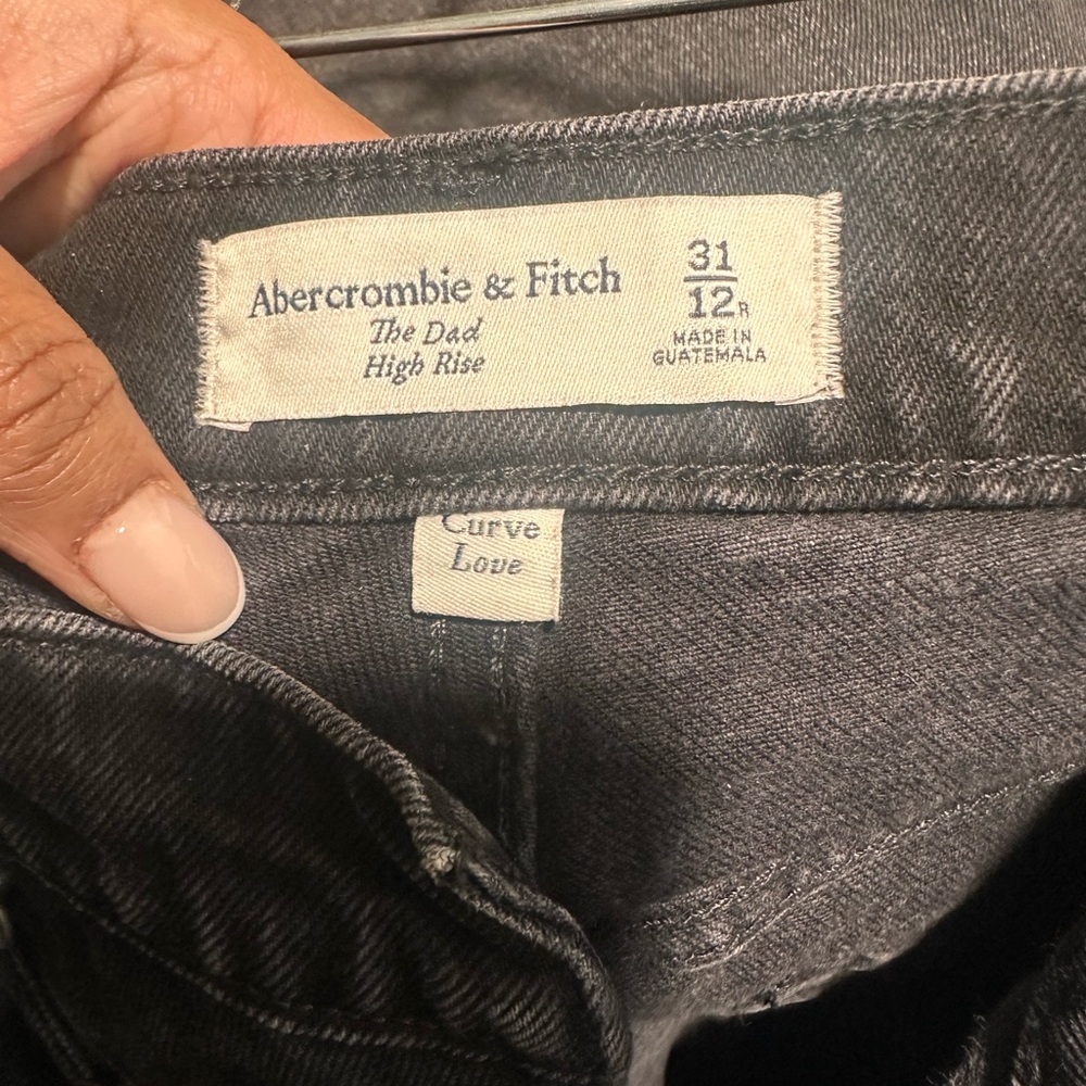 Abercrombie & Fitch black Relaxed Jeans